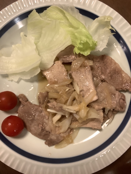 簡単♪玉ねぎタップリの豚の生姜焼き