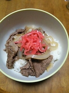 【男の料理】あまうま～い牛丼