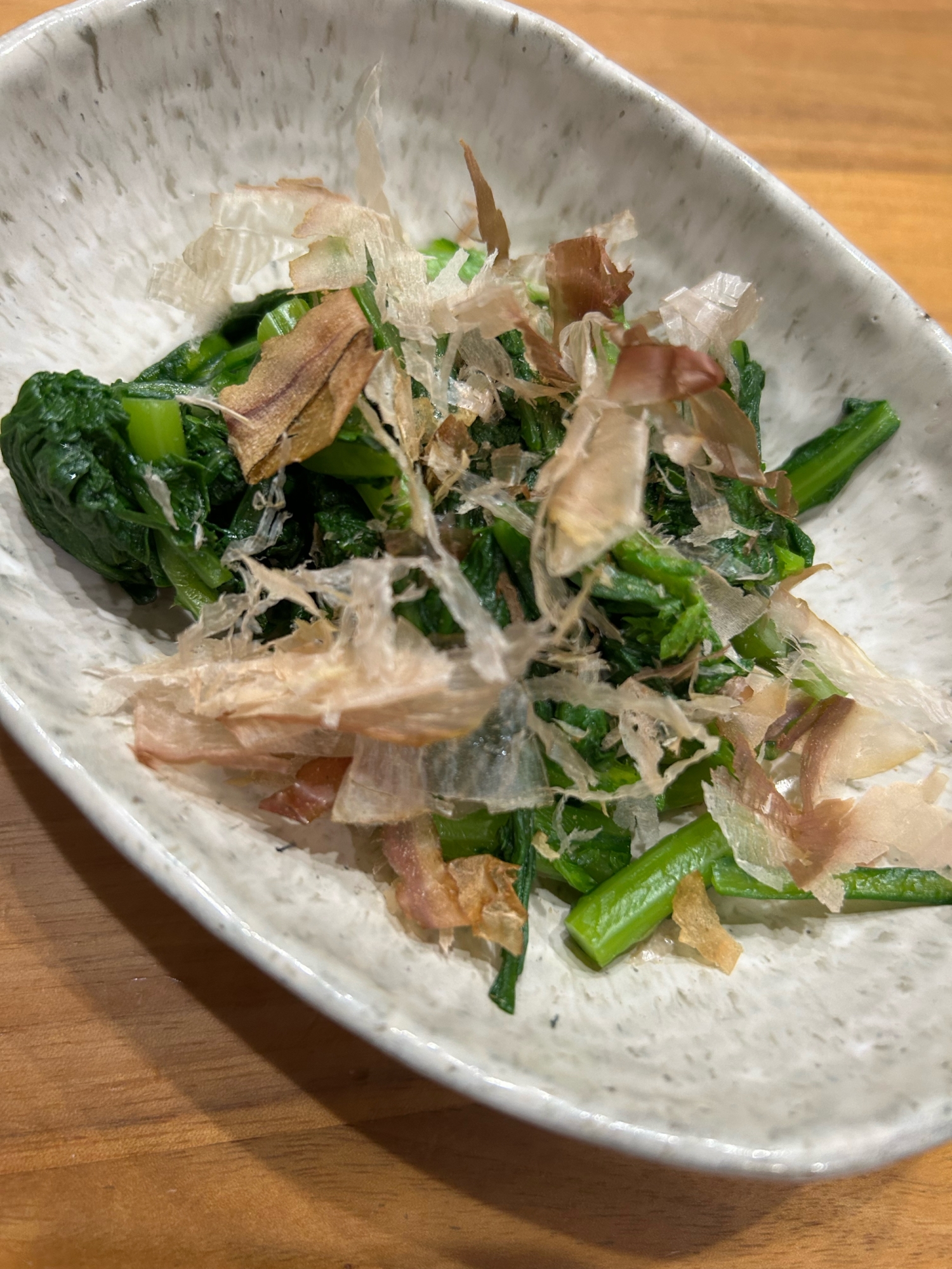 春菊の鰹節おひたし
