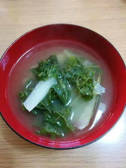 冬の定番☆白菜と大根のお味噌汁