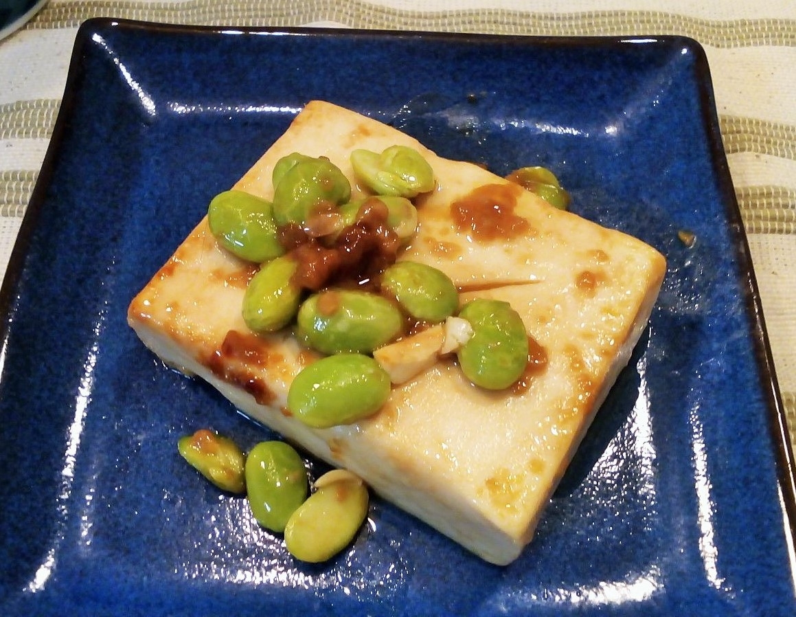 ♪ぺったんこ豆腐のバター醤油焼き♪