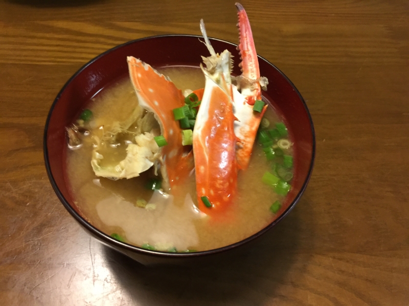 渡り蟹の味噌汁 レシピ 作り方 By Sin1325 楽天レシピ