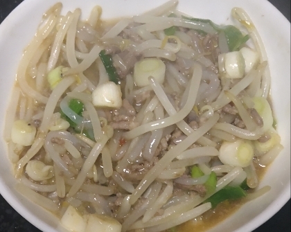 麻婆もやし。