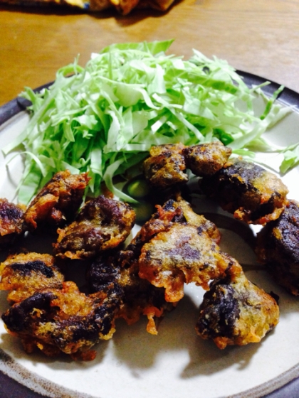 鹿肉の竜田揚げ