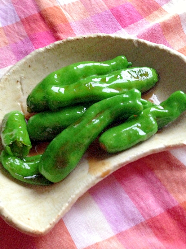 ししとうの照り焼き♪