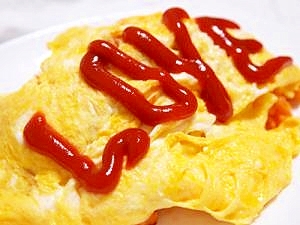 炊飯器　de　簡単オムライス