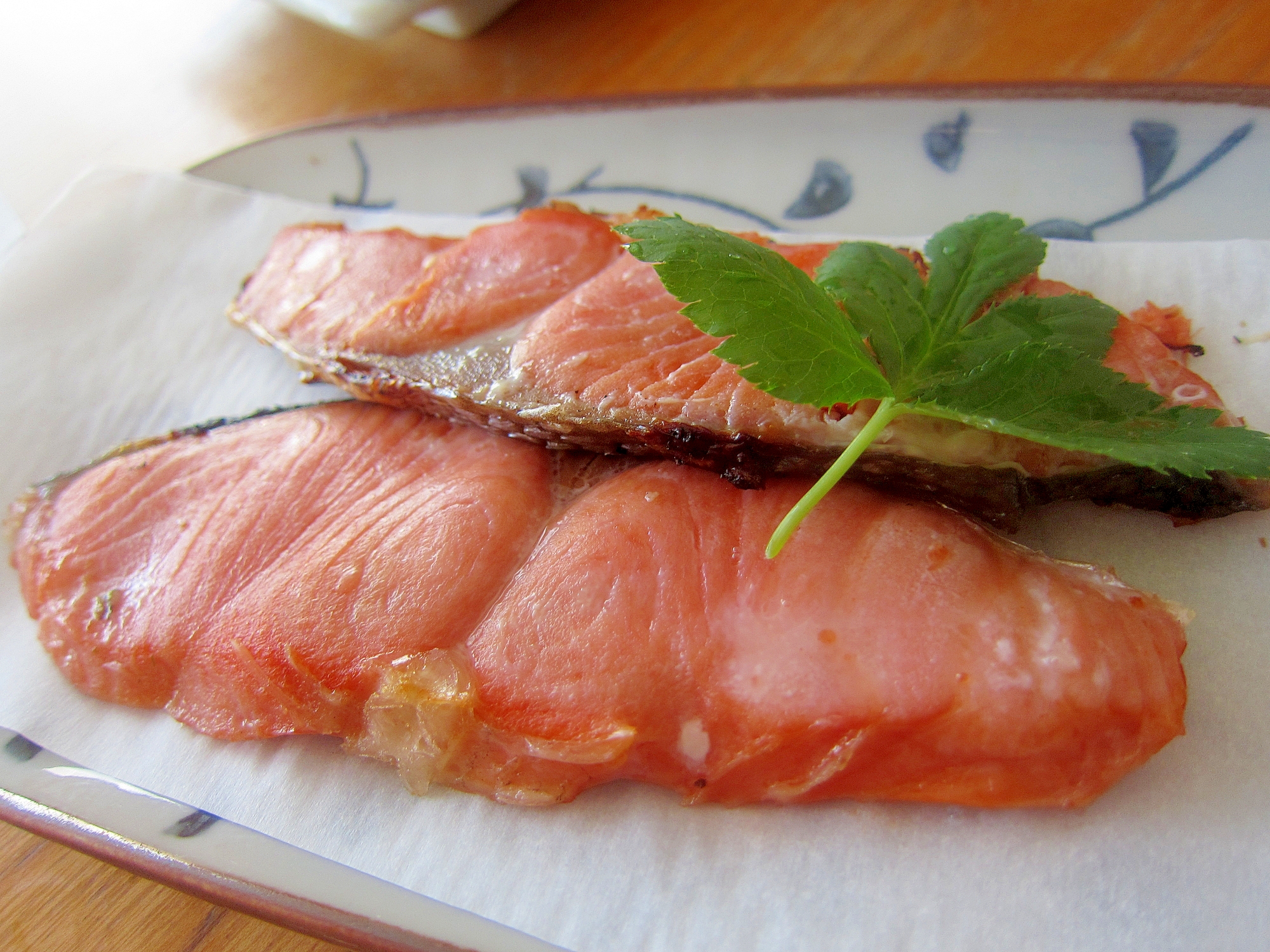 薄鮭の味醂醤油グリル