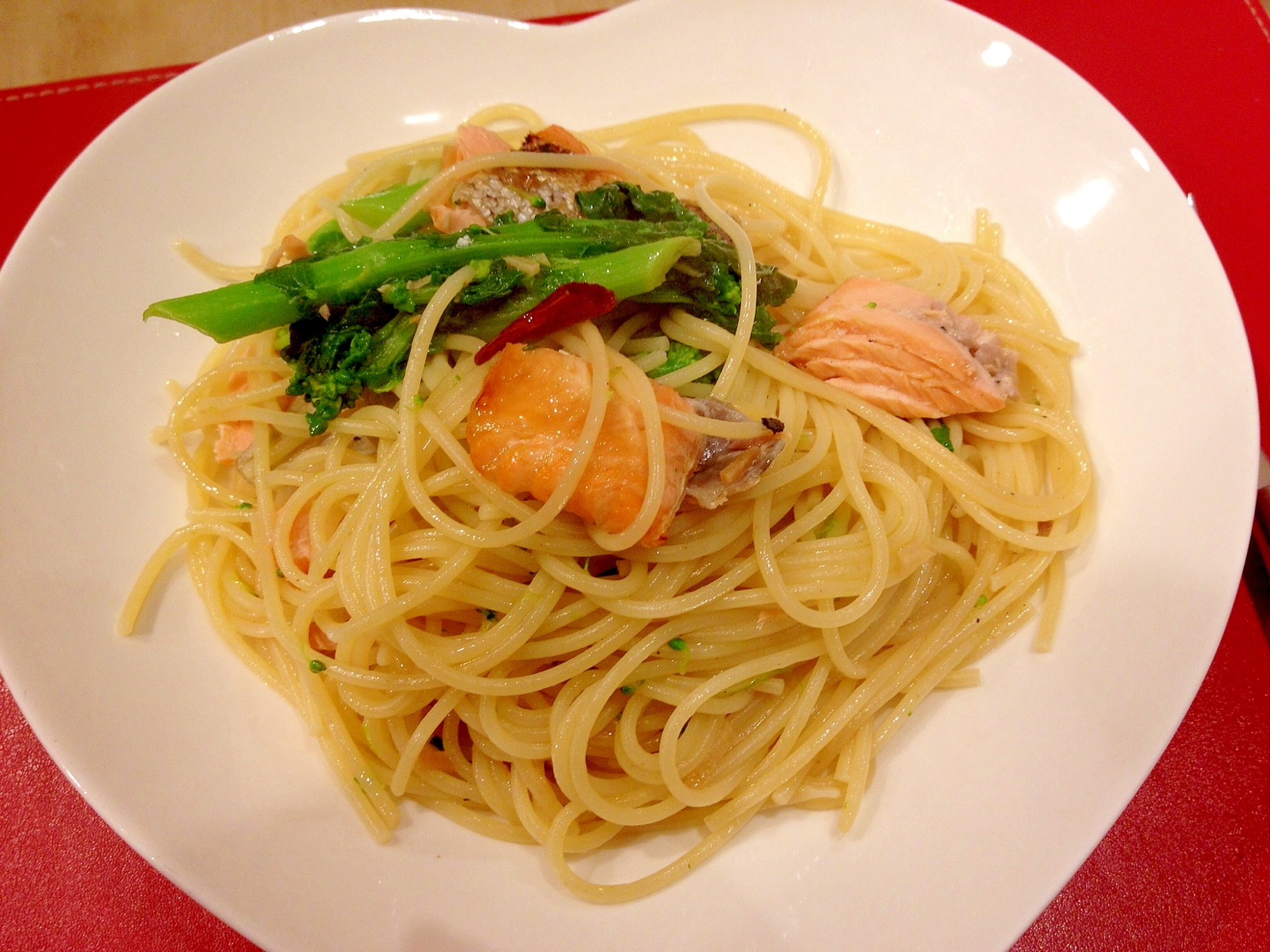 春色パスタ サーモンと菜の花のペペロンチーノ レシピ 作り方 By johncompany 楽天レシピ 春色パスタ サーモンと菜の花のペペロンチーノ レシピ 作り方 By johncompany 楽天レシピ