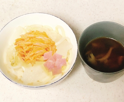 インスタントラーメンで作る☆冷やしつけ麺