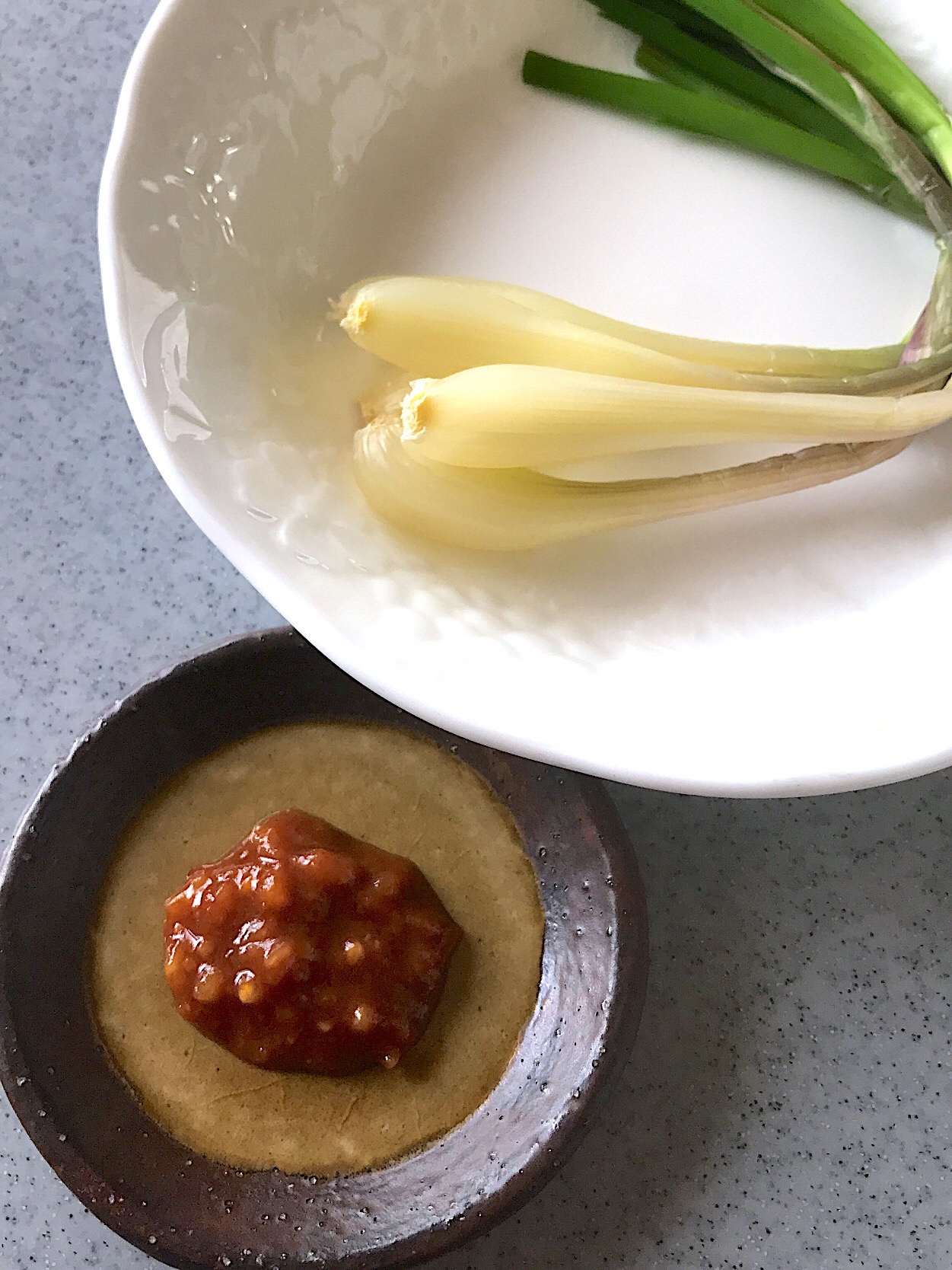 まるごとエシャレットを辛味噌で＊簡単おつまみ