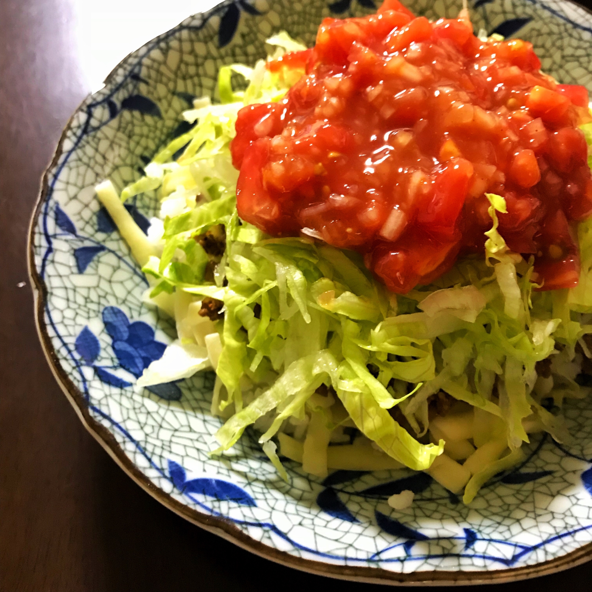 たまねぎでカサ増し美味しい☆タコライス