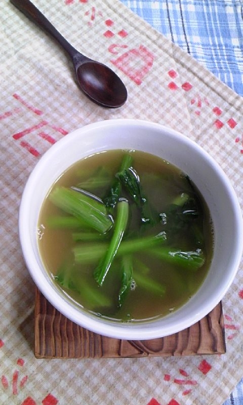 小松菜スープ♪