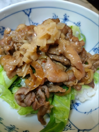 絶対おいしい★豚キャベ丼