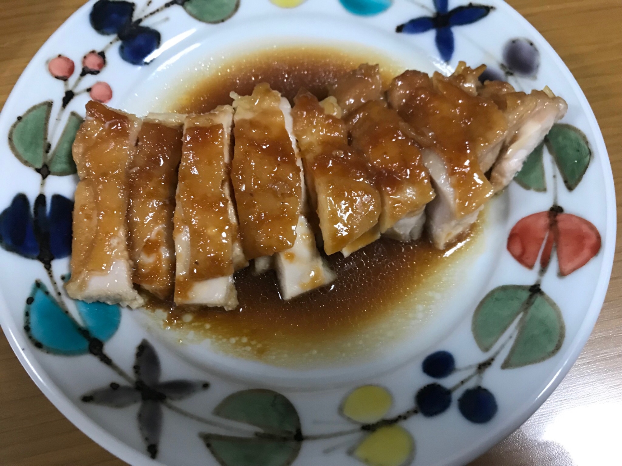 山賊焼風鶏肉のステーキ