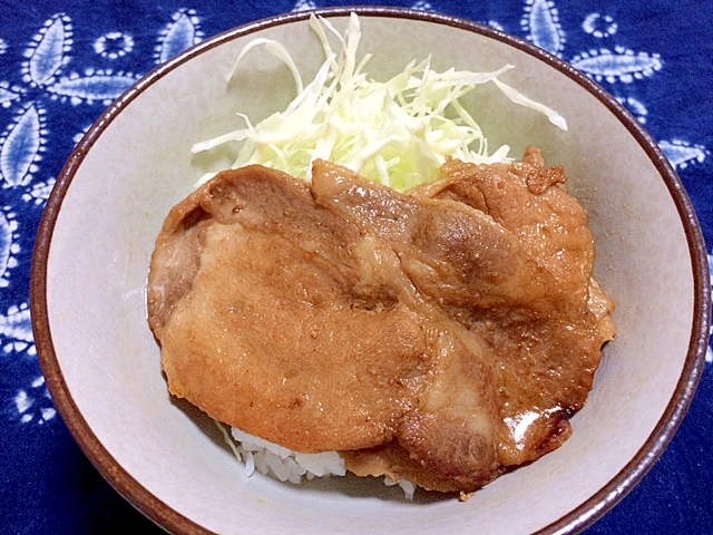 生姜焼き丼