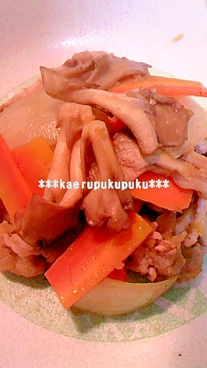野菜と豚の生姜焼き