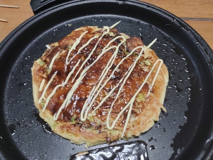 ズボラ向き　☆　ビニール袋で簡単でっかいお好み焼き