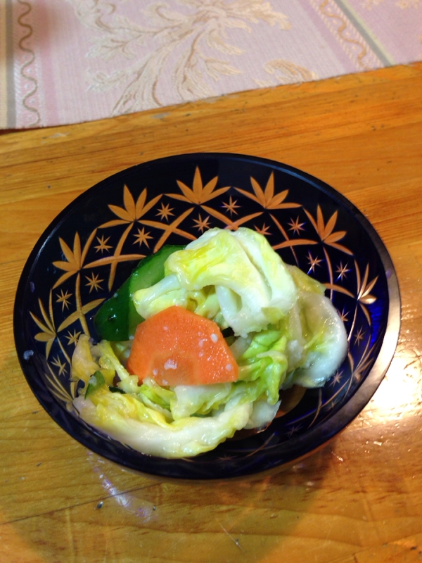 塩麹で作るお漬物