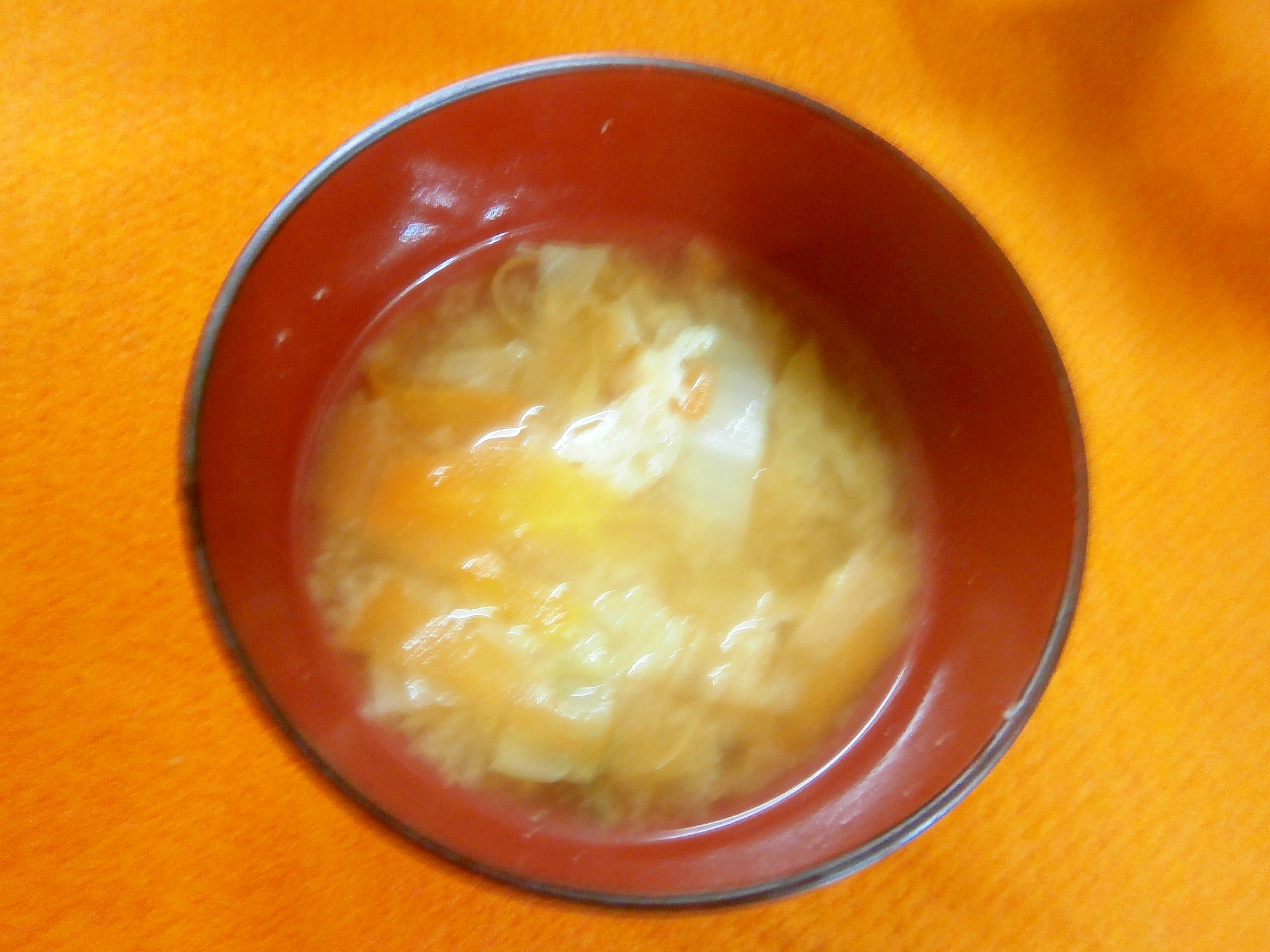 白菜・人参の味噌汁