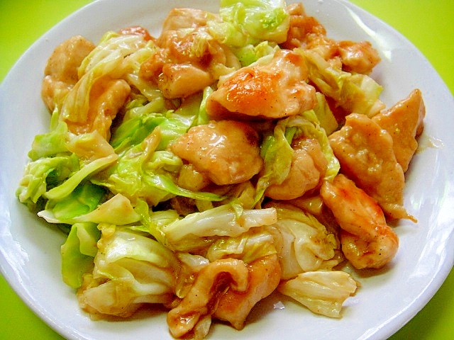 キャベツと鶏むね肉のオイスター味噌炒め レシピ 作り方 By Mint74 楽天レシピ