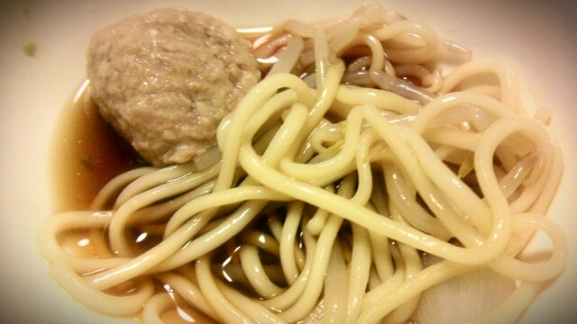 簡単☆肉団子うどん