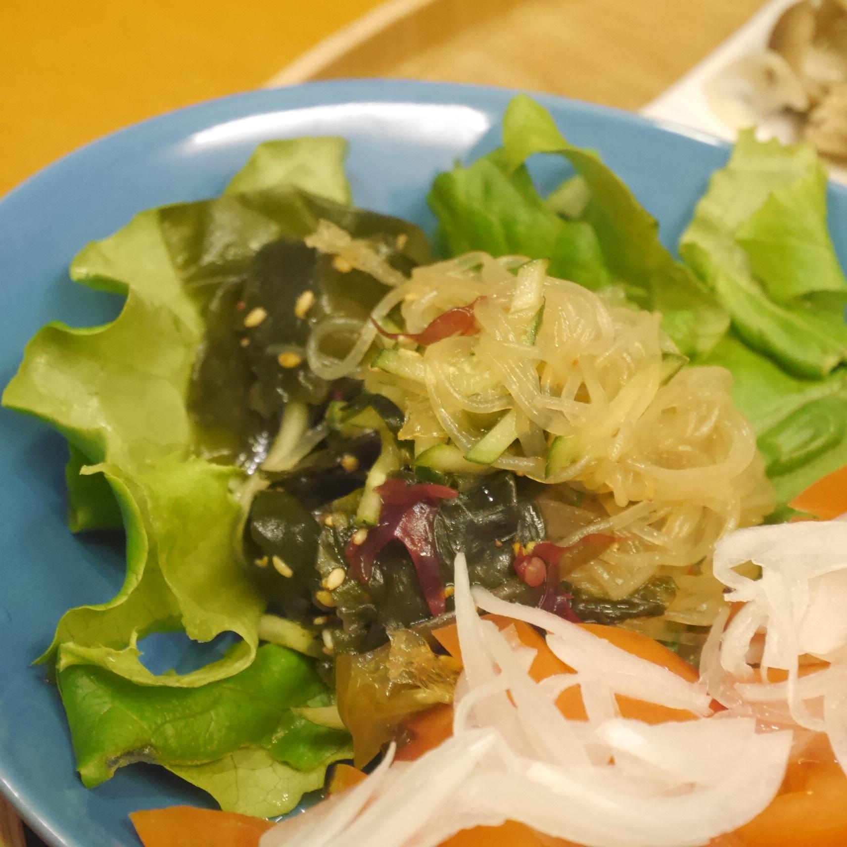 味ポンでカンタン★春雨と海藻のサラダ