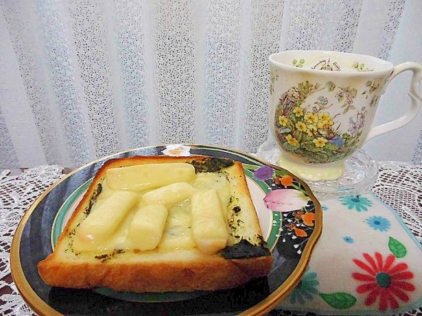 チーカマのトースト