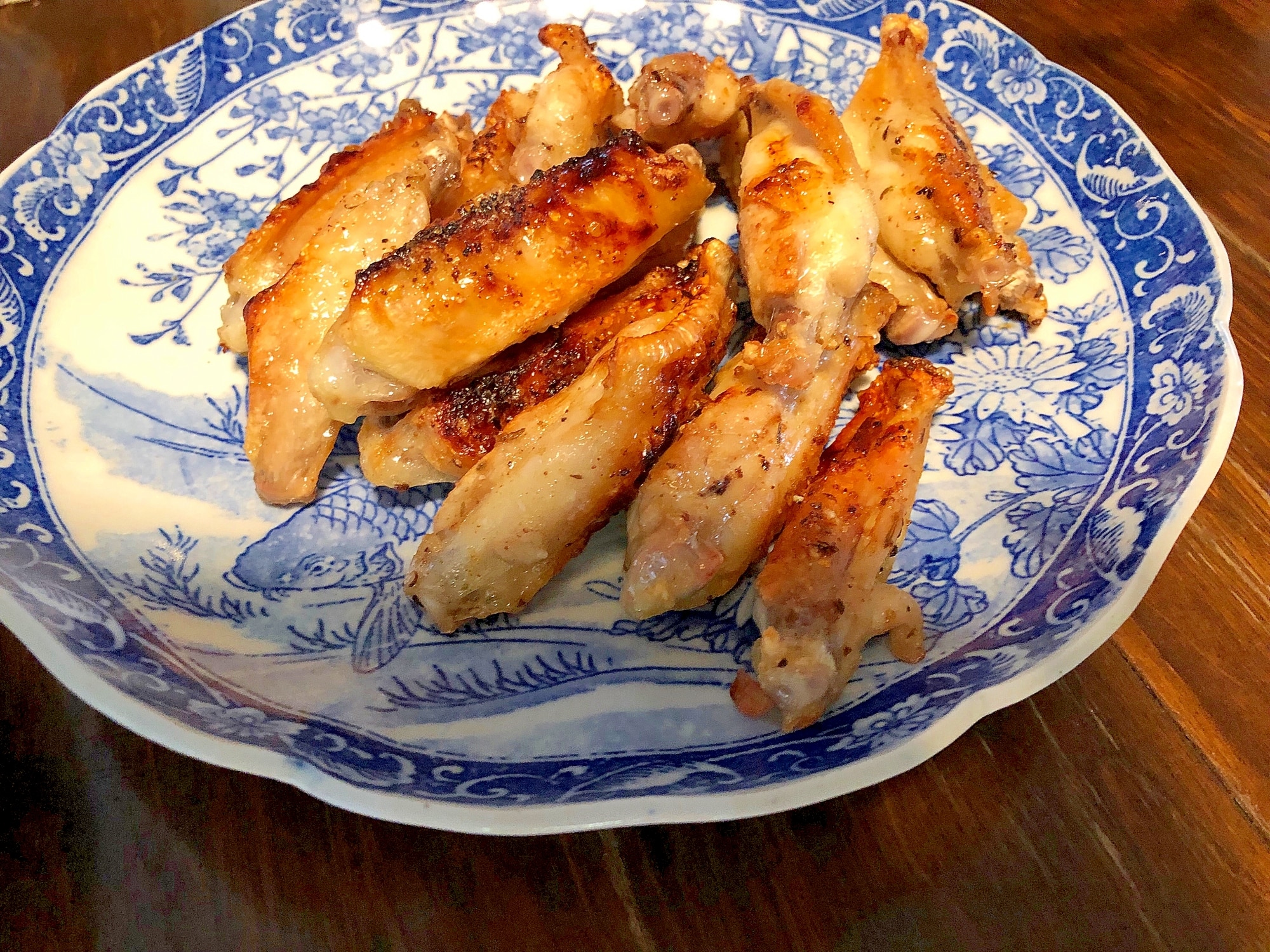 居酒屋メニュー☆魚焼きグリルで手羽中焼き