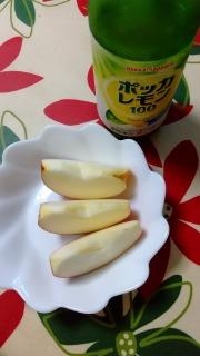 りんごの変色防止策