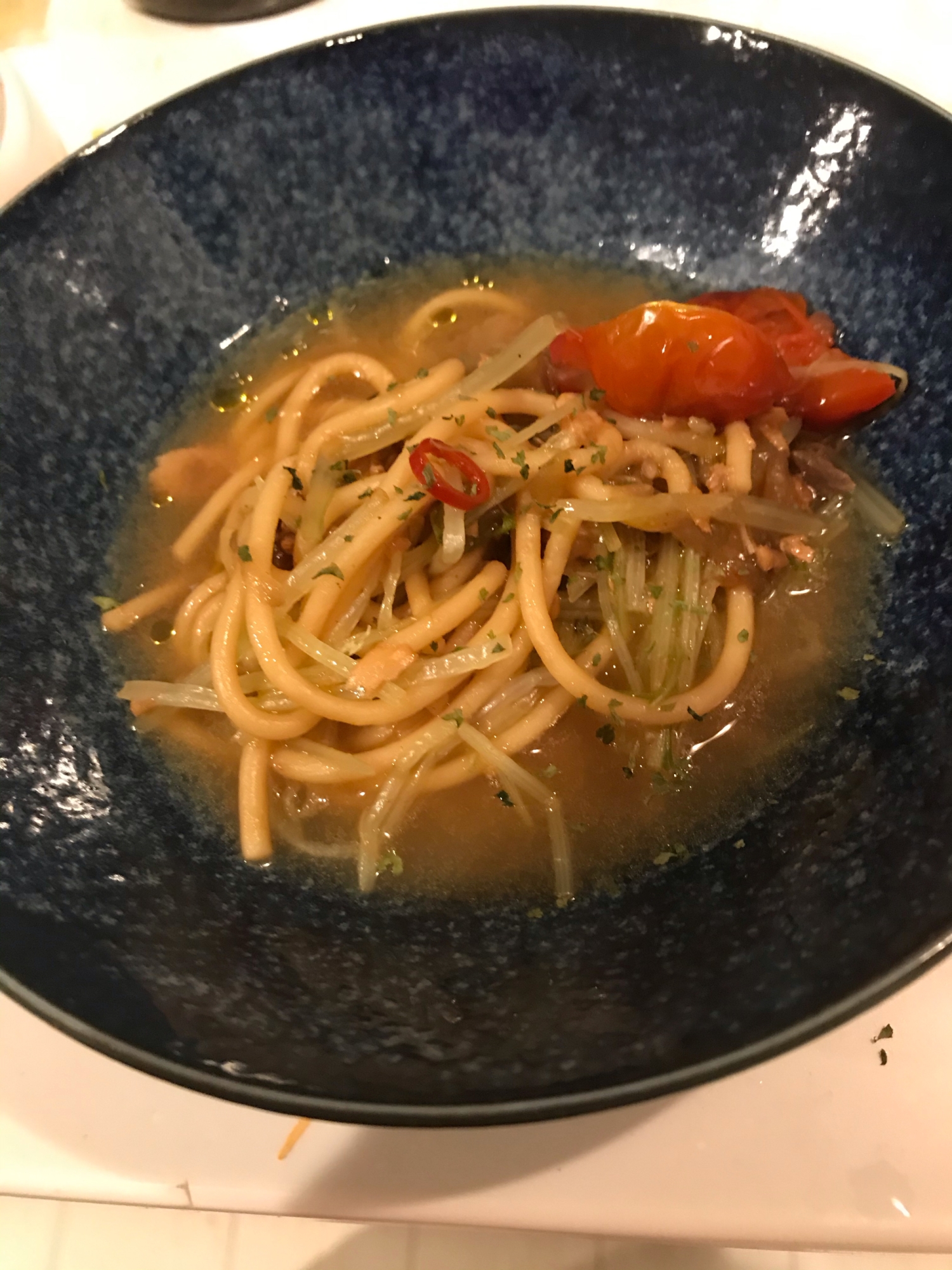 パスタのスープ