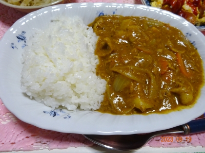 カレーをまろやかにする隠し味＊牛乳