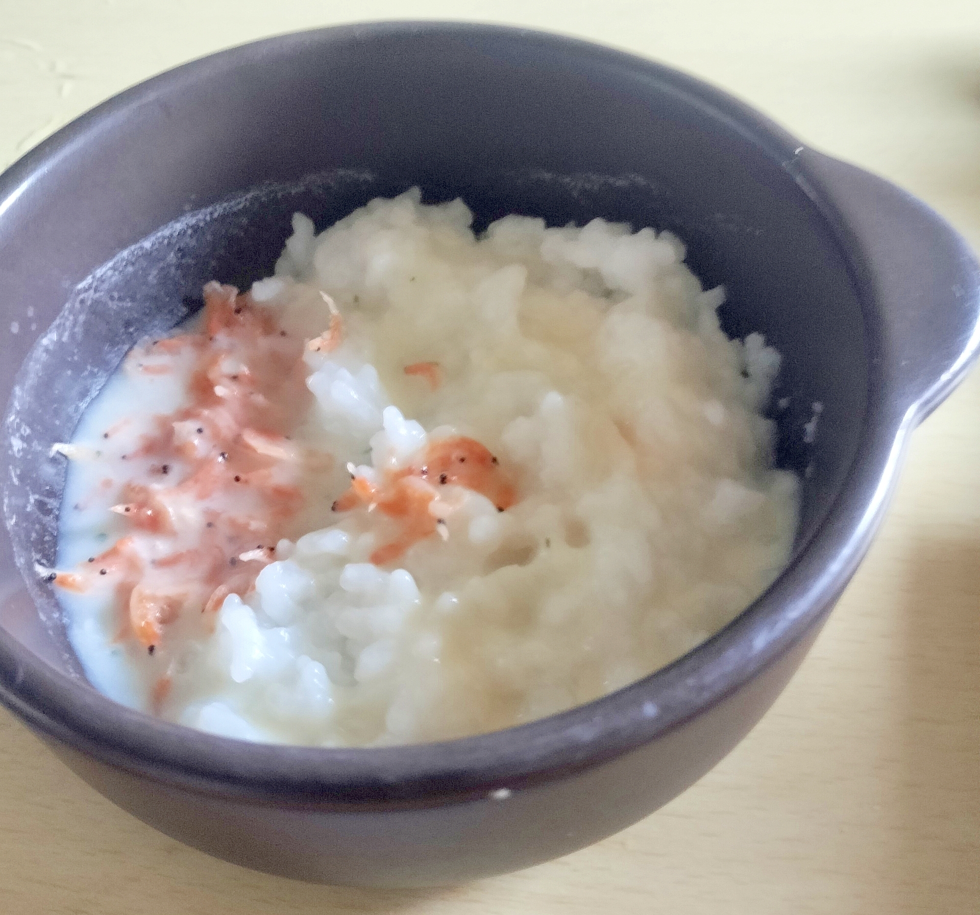 あみえびポタージュスープ粥♪