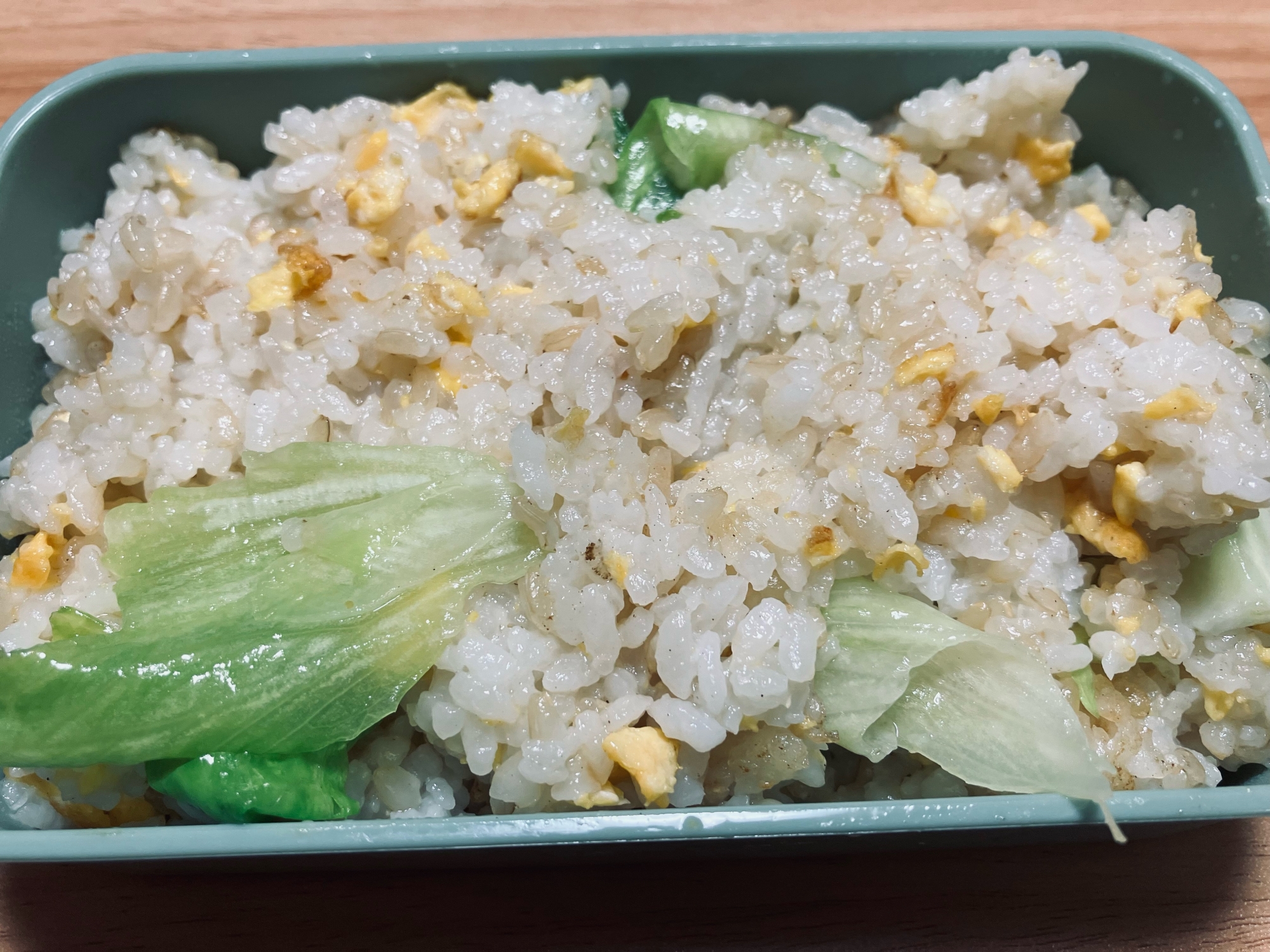 健康にも良い玄米入り炒飯