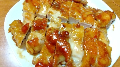 レンチンで簡単♪鶏もも照り焼き