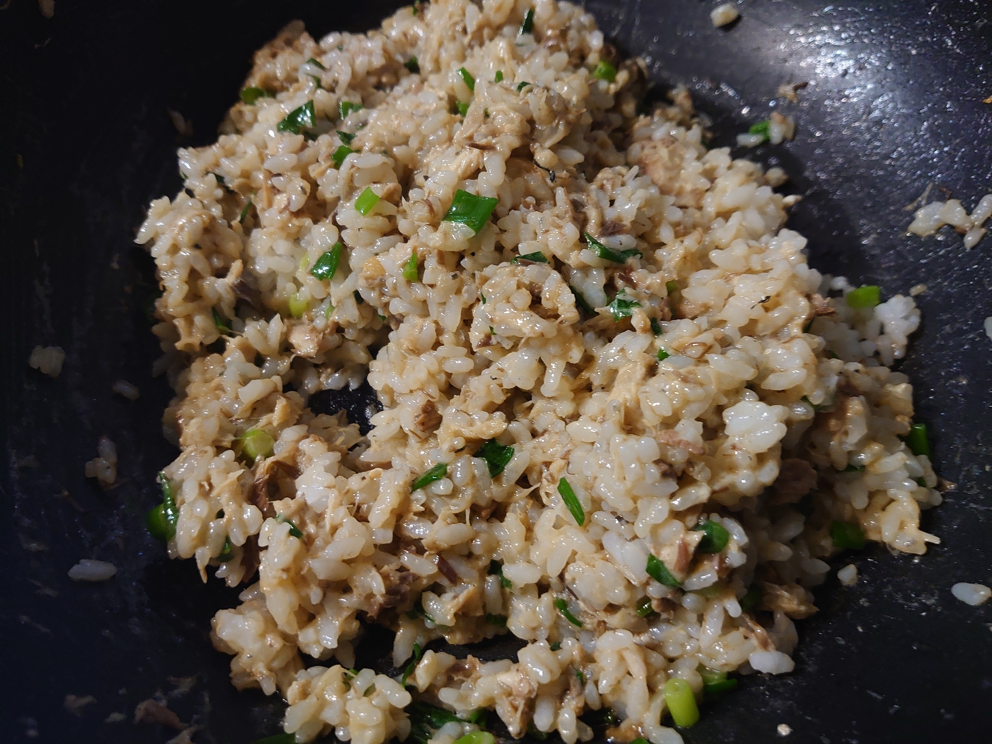 簡単☆鯖缶で和風チャーハン