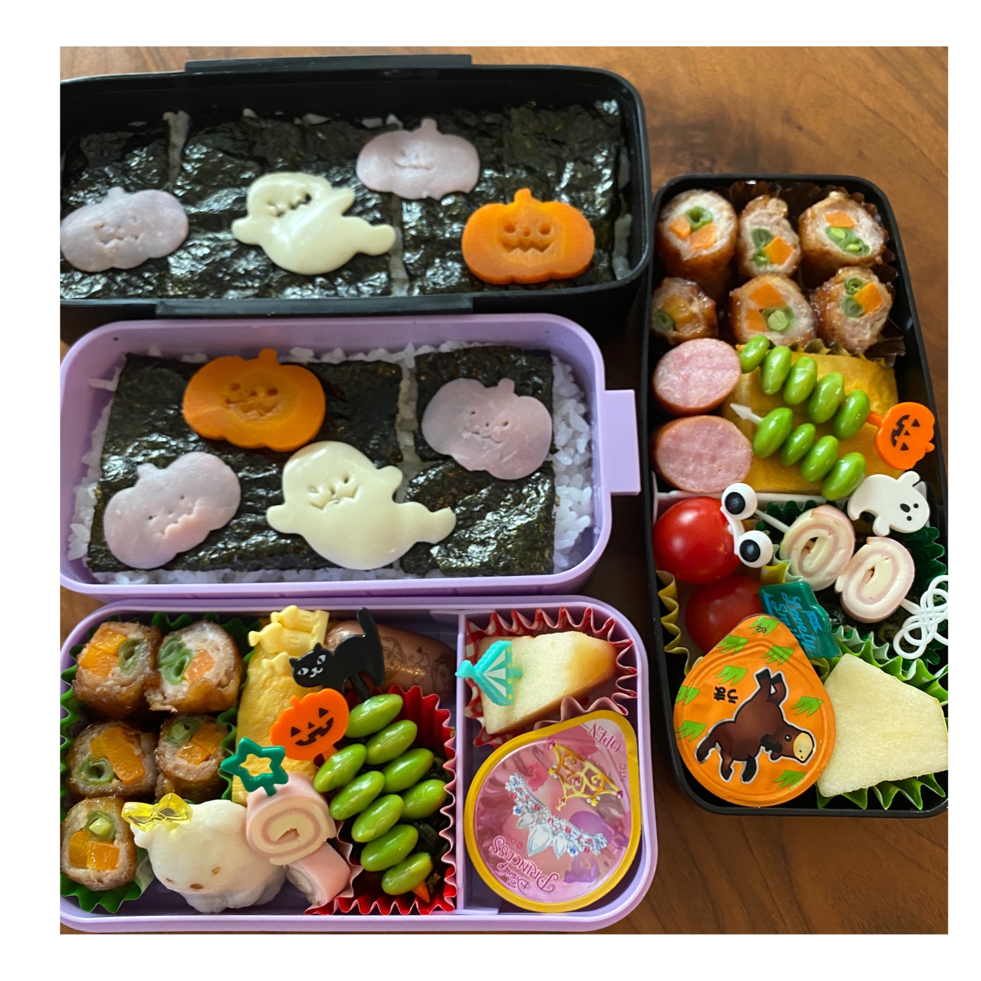 デコ弁 ハロウィン弁当 簡単 レシピ 作り方 By Coconut Kitchen 楽天レシピ