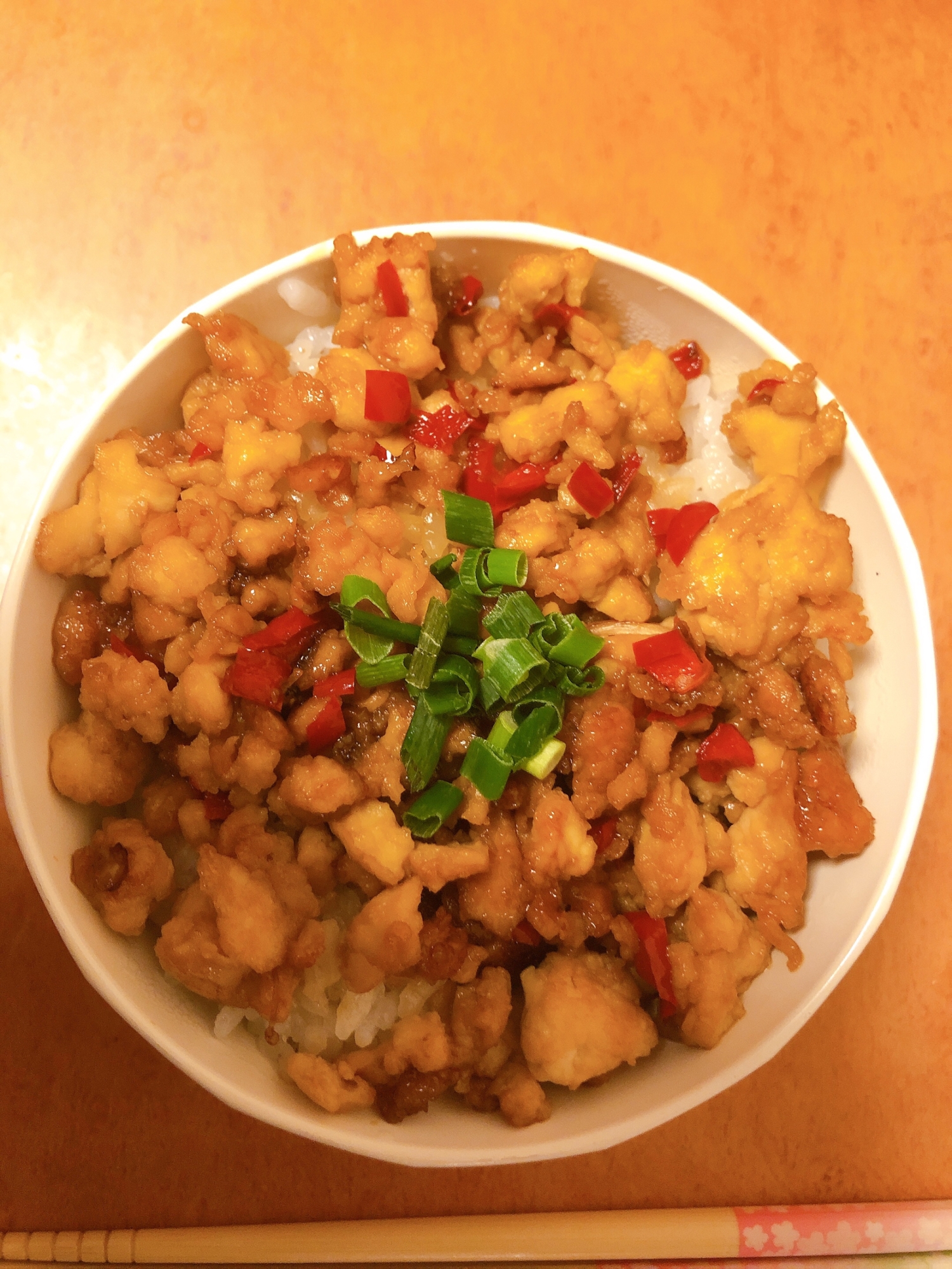 豆腐でそぼろ丼