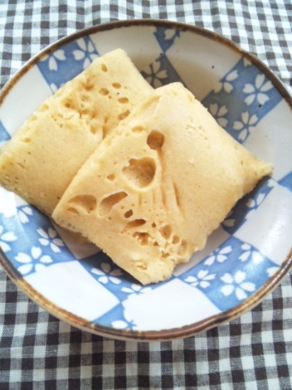 ほんのり甘い♪レンジで簡単きなこ蒸しパン