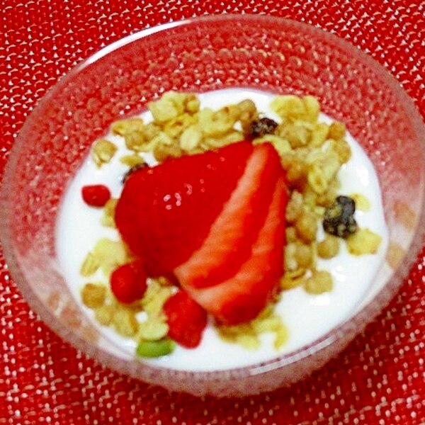 手作りヨーグルトでグラノーラ入りヨーグルト レシピ 作り方 By ハッピー7291 楽天レシピ 手作りヨーグルトでグラノーラ入りヨーグルト レシピ 作り方 By ハッピー7291 楽天レシピ