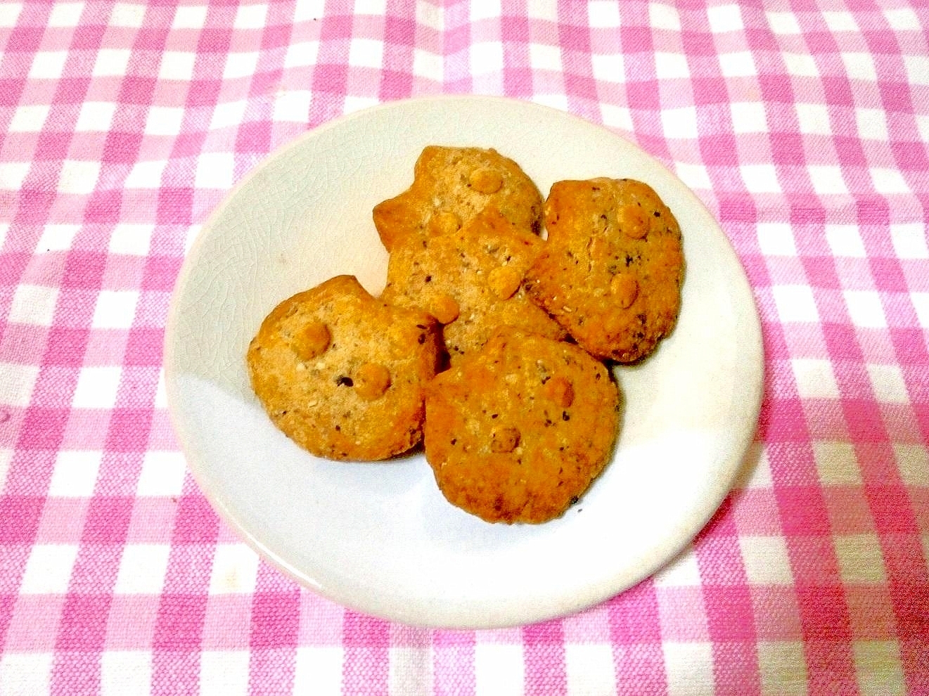 胡麻風味♪蕎麦粉のクッキー