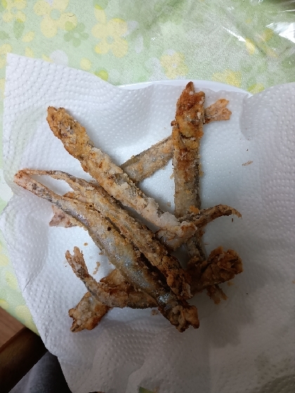 フライパン de ししゃもの竜田揚げ