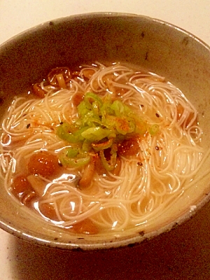 なめこのにゅうめん