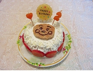 簡単アンパンマンケーキ レシピ 作り方 By たちつてともこ 楽天レシピ