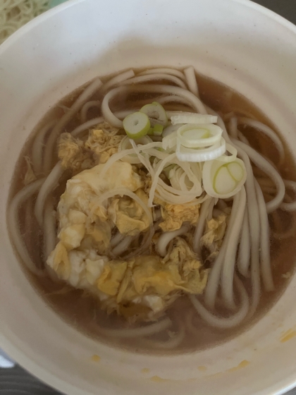 豚の角煮の煮汁をリメイク★こってり味の溶き卵うどん