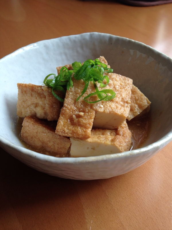 厚揚げのごまみそ煮♪