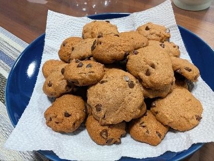 極旨で家族が感動♪型がいらないチョコチップクッキー