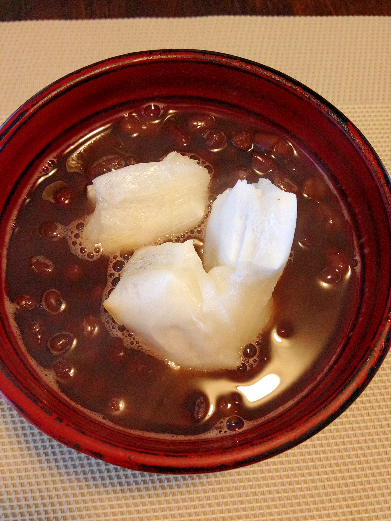 ほっこり☆おぜんざい→つぶあん