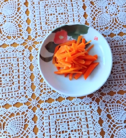 電子レンジで☆人参グラッセ風