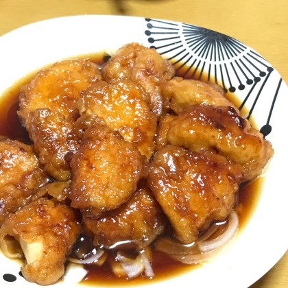 お取り寄せ！鶏せせりの照り照り甘酢煮★