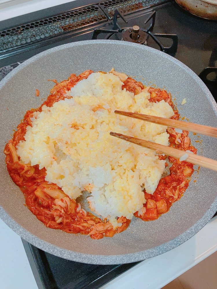 韓国の定番コストコで買った唐辛子ツナdeチャーハン レシピ 作り方 By かふかふ39 楽天レシピ